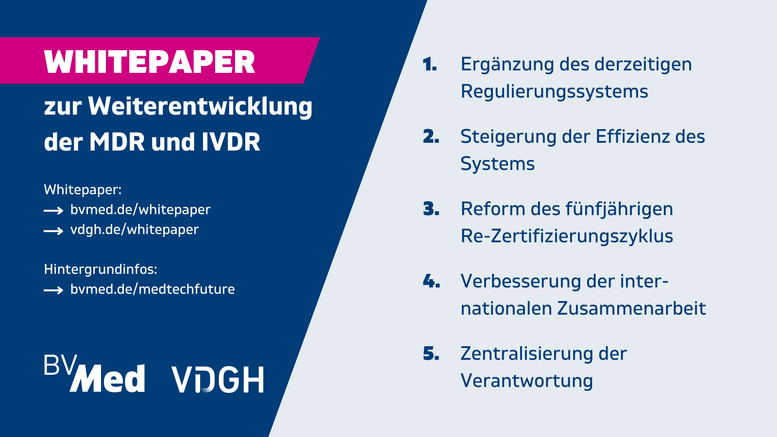 MDR/IVDR-Whitepaper - BVMed